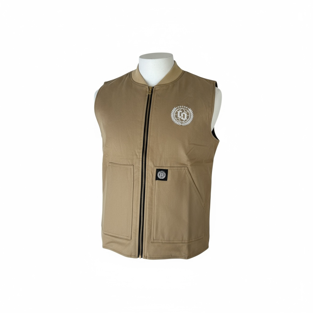 Heritage Quilted Vest – Tan