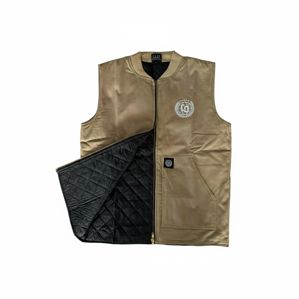 Heritage Quilted Vest – Tan